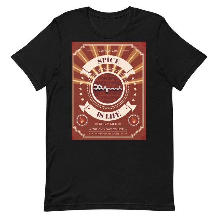 Spice Is Life T-Shirt (Black, White or Orange)