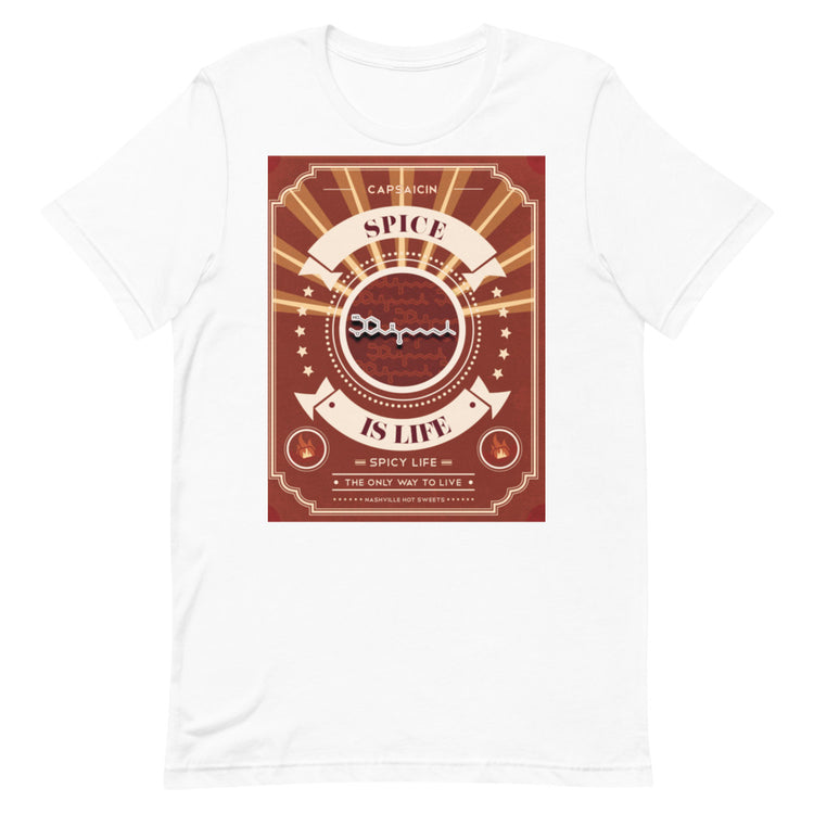 Spice Is Life T-Shirt (Black, White or Orange)